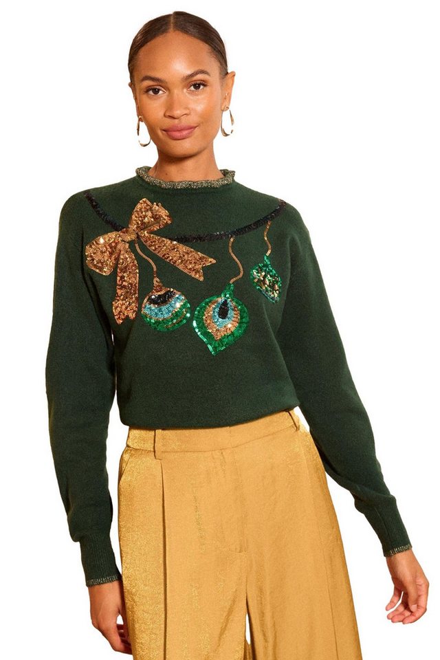 Love & Roses Strickpullover Love & Roses Pullover mit Rüschen, Regular (1-tlg) von Love & Roses