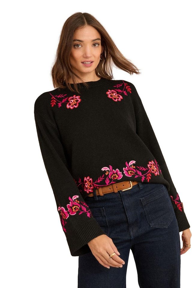 Love & Roses Strickpullover Love & Roses Pullover mit weiten Ärmeln (1-tlg) von Love & Roses