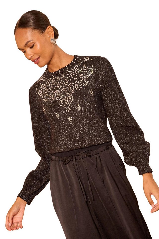 Love & Roses Strickpullover Love & Roses Verzierter Strick-Pullover (1-tlg) von Love & Roses