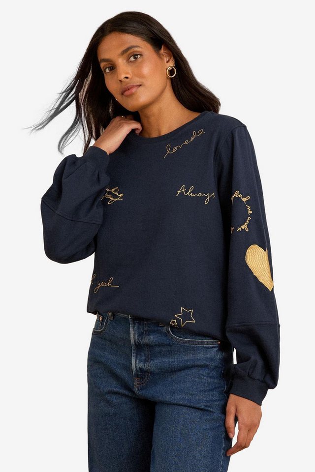 Love & Roses Sweater Love & Roses Sweatshirt aus Jersey, Regular (1-tlg) von Love & Roses