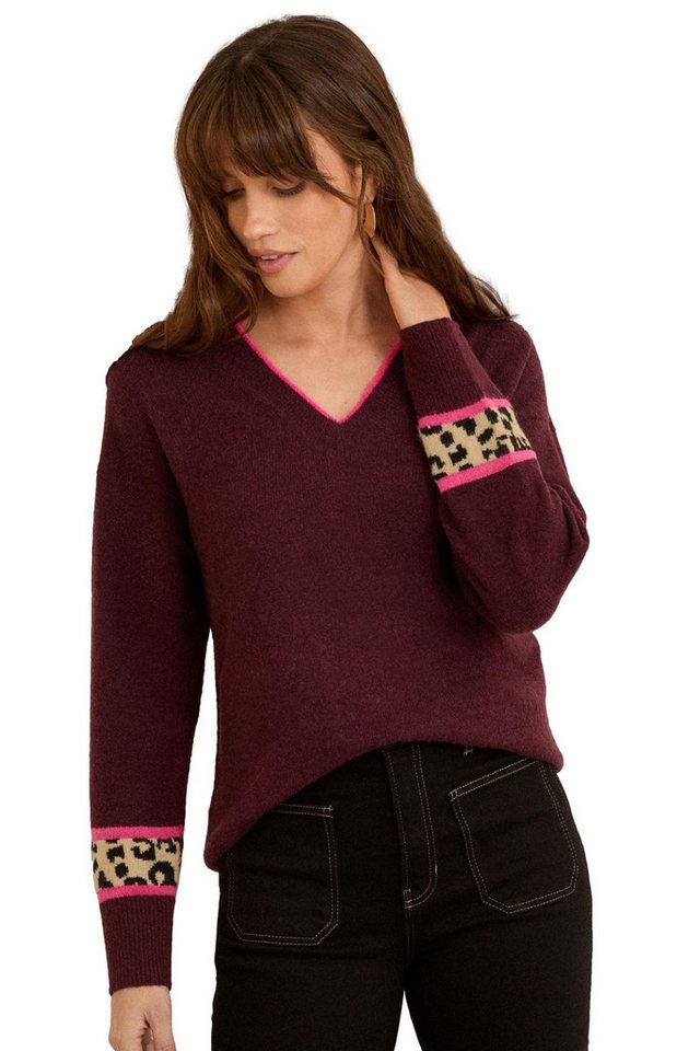 Love & Roses V-Ausschnitt-Pullover Love & Roses Strickpullover, Regular (1-tlg) von Love & Roses