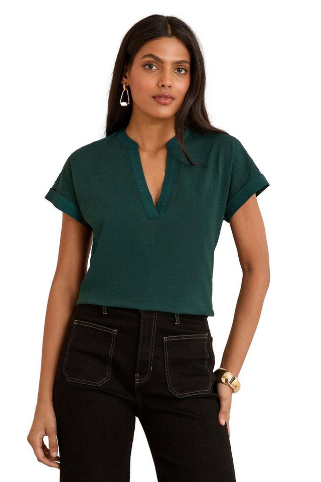 Love & Roses V-Shirt Love & Roses T-Shirt mit V-Ausschnitt, Regular (1-tlg) von Love & Roses