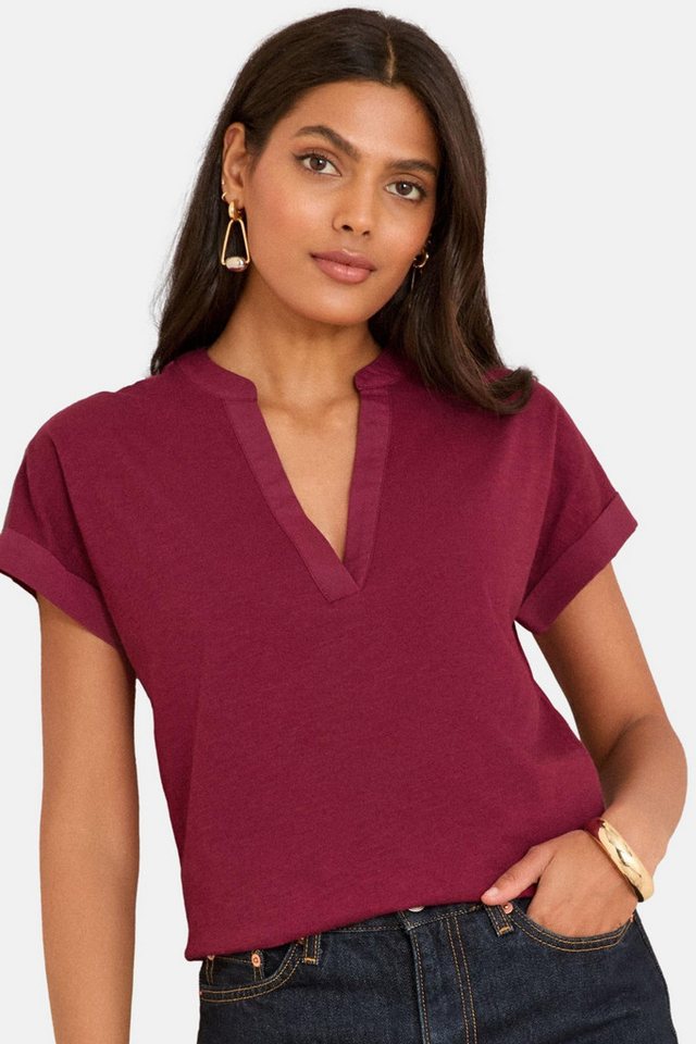 Love & Roses V-Shirt Love & Roses T-Shirt mit V-Ausschnitt, Regular (1-tlg) von Love & Roses