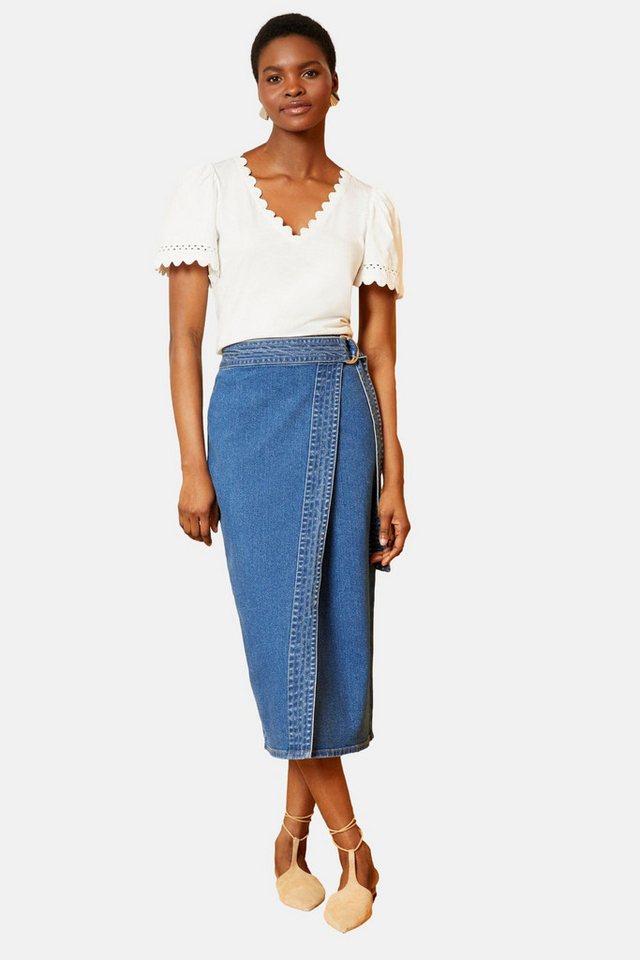 Love & Roses V-Shirt Love & Roses T-Shirt mit V-Ausschnitt, Regular (1-tlg) von Love & Roses