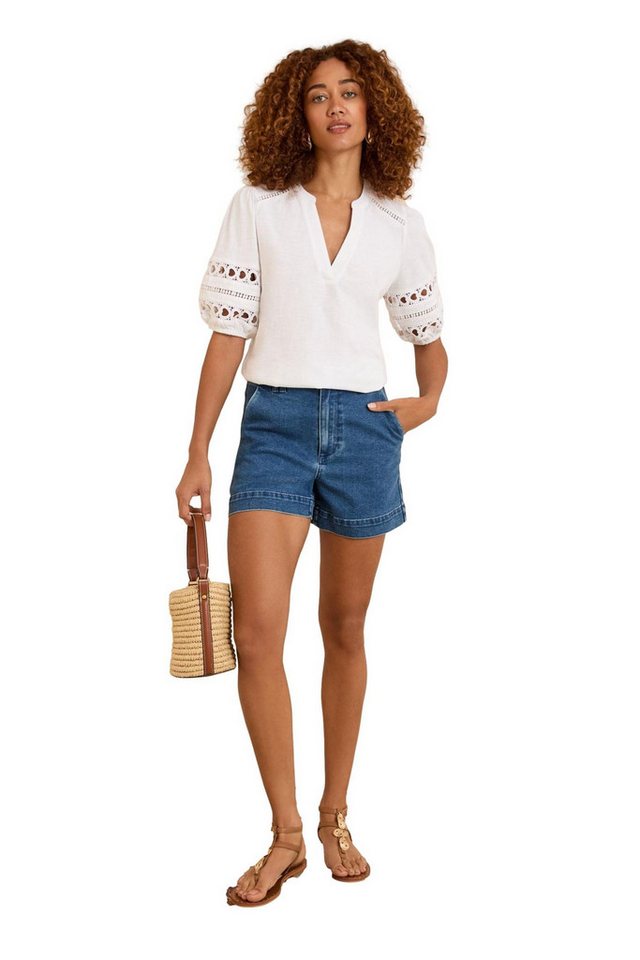 Love & Roses V-Shirt Love & Roses T-Shirt mit V-Ausschnitt, Regular (1-tlg) von Love & Roses