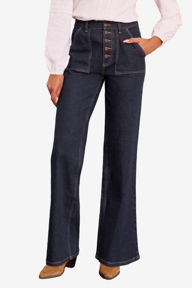 Love & Roses Weite Jeans Love & Roses Jeans mit weitem Bein, Regular (1-tlg) von Love & Roses