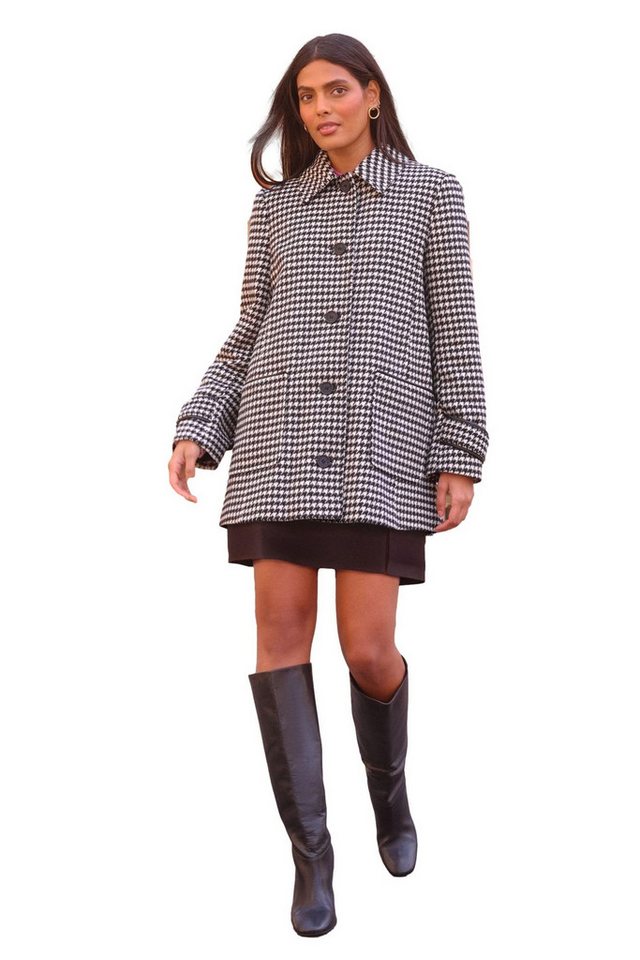 Love & Roses Wollmantel Love & Roses Schwingender Mantel (1-tlg) von Love & Roses