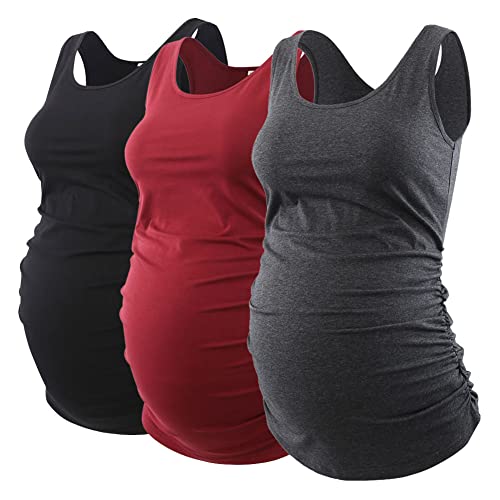 Love2Mi 3 Pcs Umstandstop Umstandsmode Schwangerschafts Top Umstandsshirt Love2Mi 3 Pcs Umstandstop Umstandsmode Schwangerschafts Top Umstandsshirt von Love2Mi