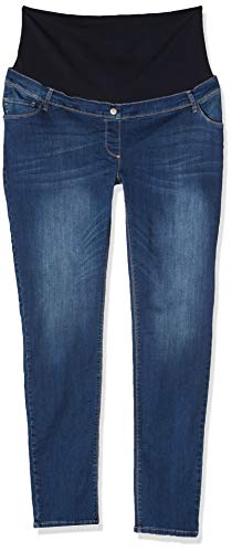 Love2wait Damen Jeans Sophia Plus Umstandsjeans, Blau (Stone Wash 021), W44/L34 (Herstellergröße: 44) von Love2wait