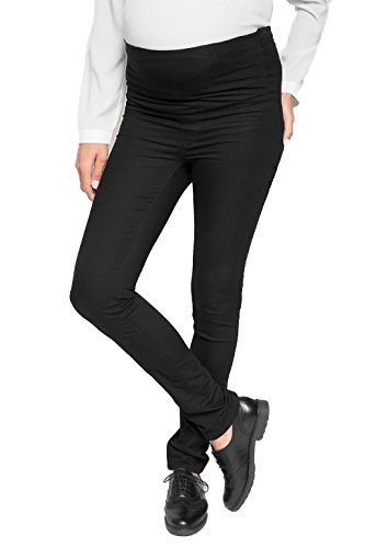 Love2Wait Damen Pants Sophia Superstretch Plus Umstandsjeans, Schwarz (Black 004), W40/L34 (Herstellergröße:40) von Love2Wait