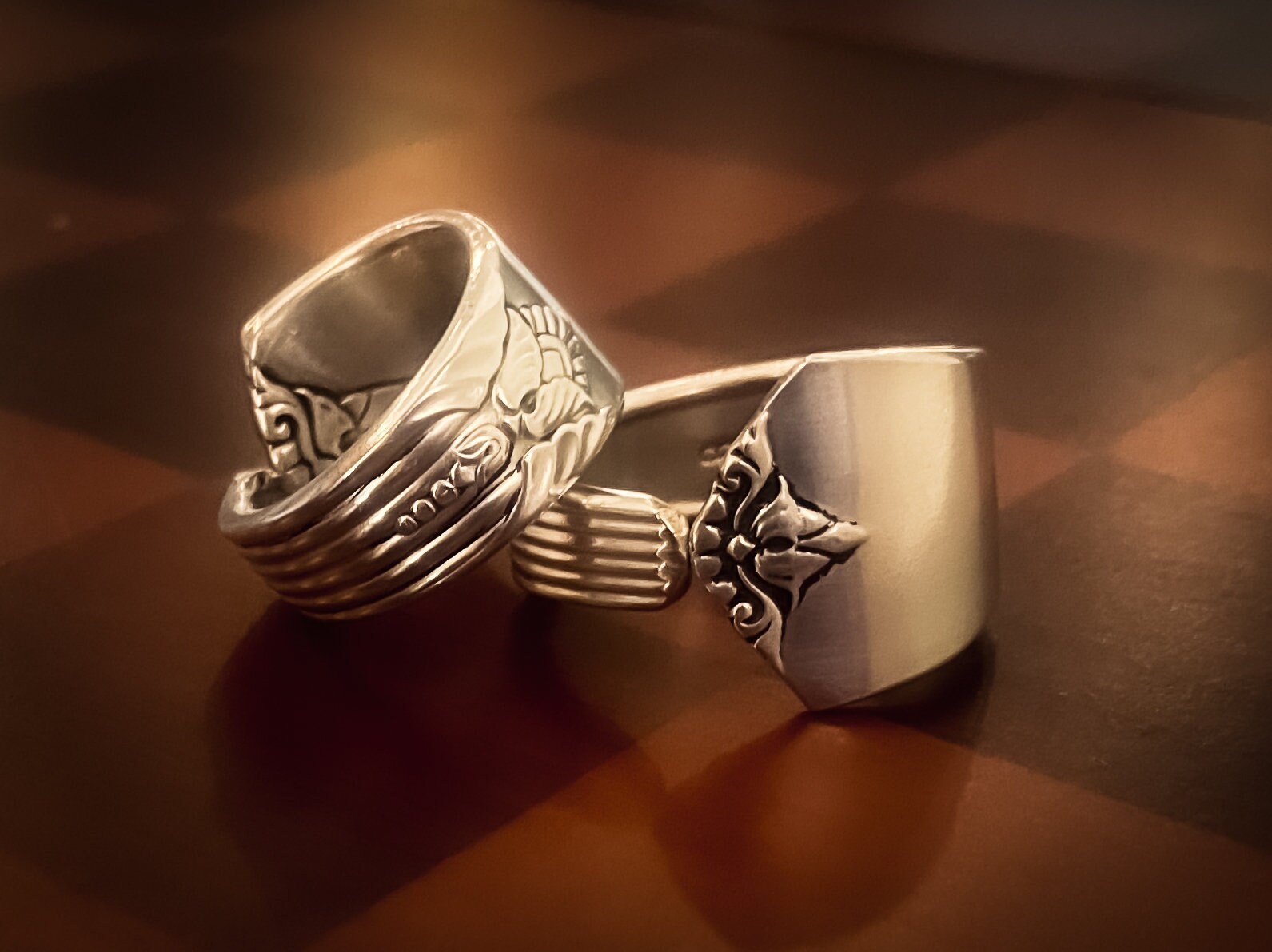 Löffel Ring Der "Gilde" 1932 Handgemacht Aus Vintage Silber von LoveAlwaysSpoonRings