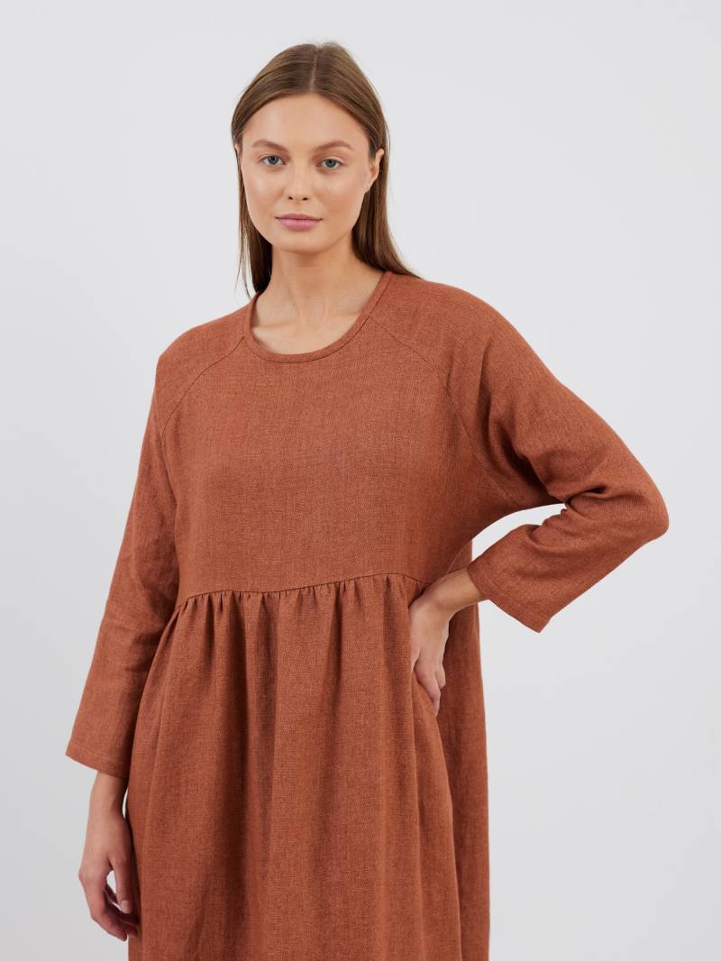 Leinen Wolle Kittelkleid Haley/Langarm von LoveAndConfuse