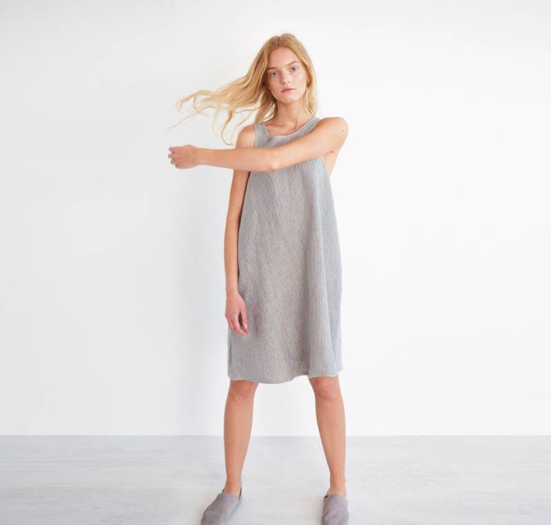 Leinen Etuikleid , Ärmelloses Sommerkleid | Lilie von LoveAndConfuse