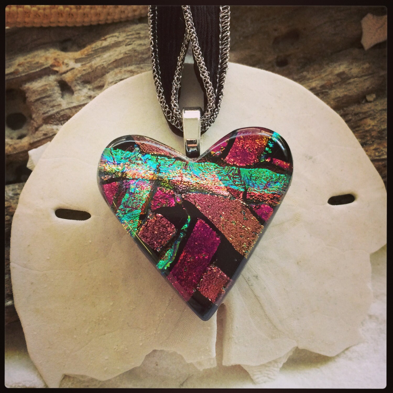 Fusing Glass Pet Feuerbestattung Schmuck ~ Pink/Gold Herz Anhänger Fusing Glass Pet Feuerbestattung Schmuck ~ Pink/Gold Herz Anhänger von LoveAshesMemorials