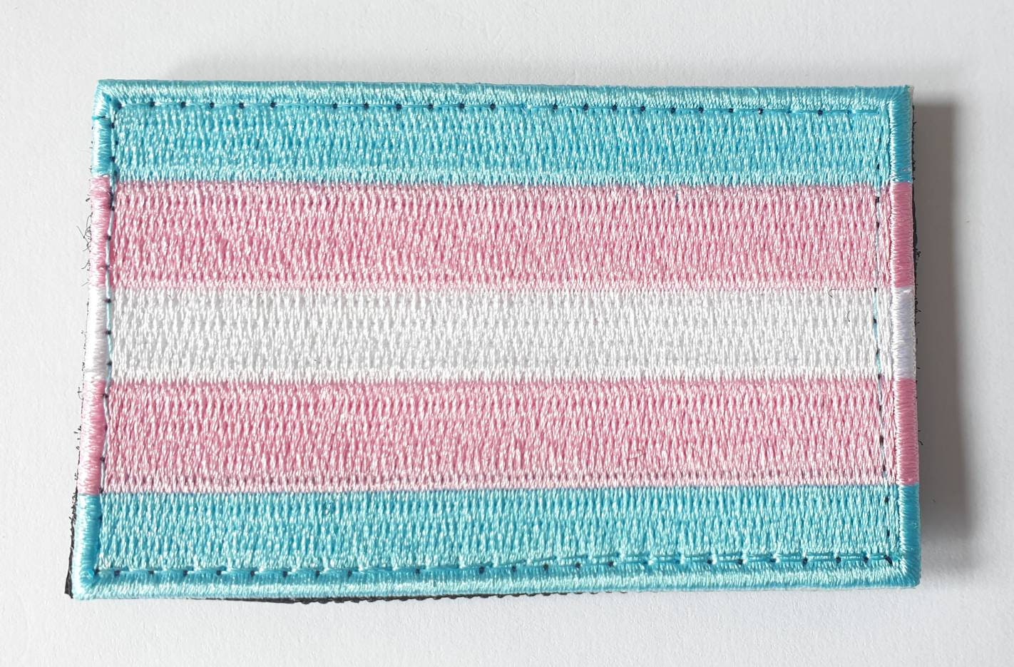 Transgender Pride Patch Flagge Regenbogen Lgbtq Gesticktes Aufbügler Zum Aufnähen von LoveBrighton
