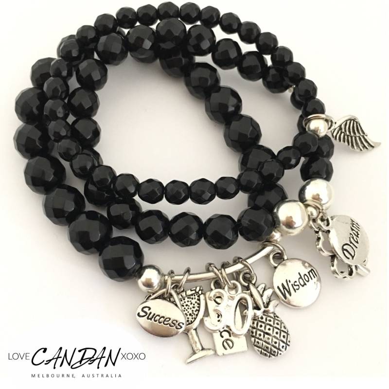 30. Geburtstagsgeschenk Armband Set Mit Success Dream Weinglas Wisdom Dance Goodluck Clover Charms 30. Geburtstagsgeschenk Armband Set Mit Success Dream Weinglas Wisdom Dance Goodluck Clover Charms von LoveCandanxoxo