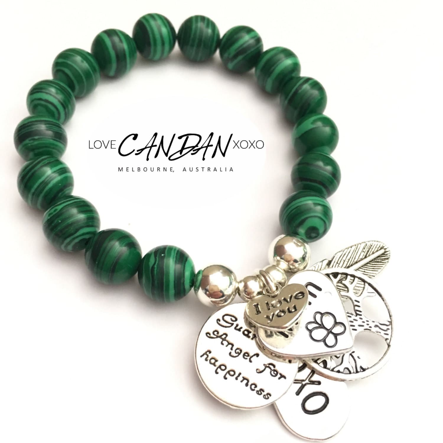 Ich Liebe Sie Mutter Geschenk Freundschaft Andenken Bettelarmband Mit Schutzengel Für Glück, Baum Des Lebens, Xoxo Und Angel Feather Charms von LoveCandanxoxo