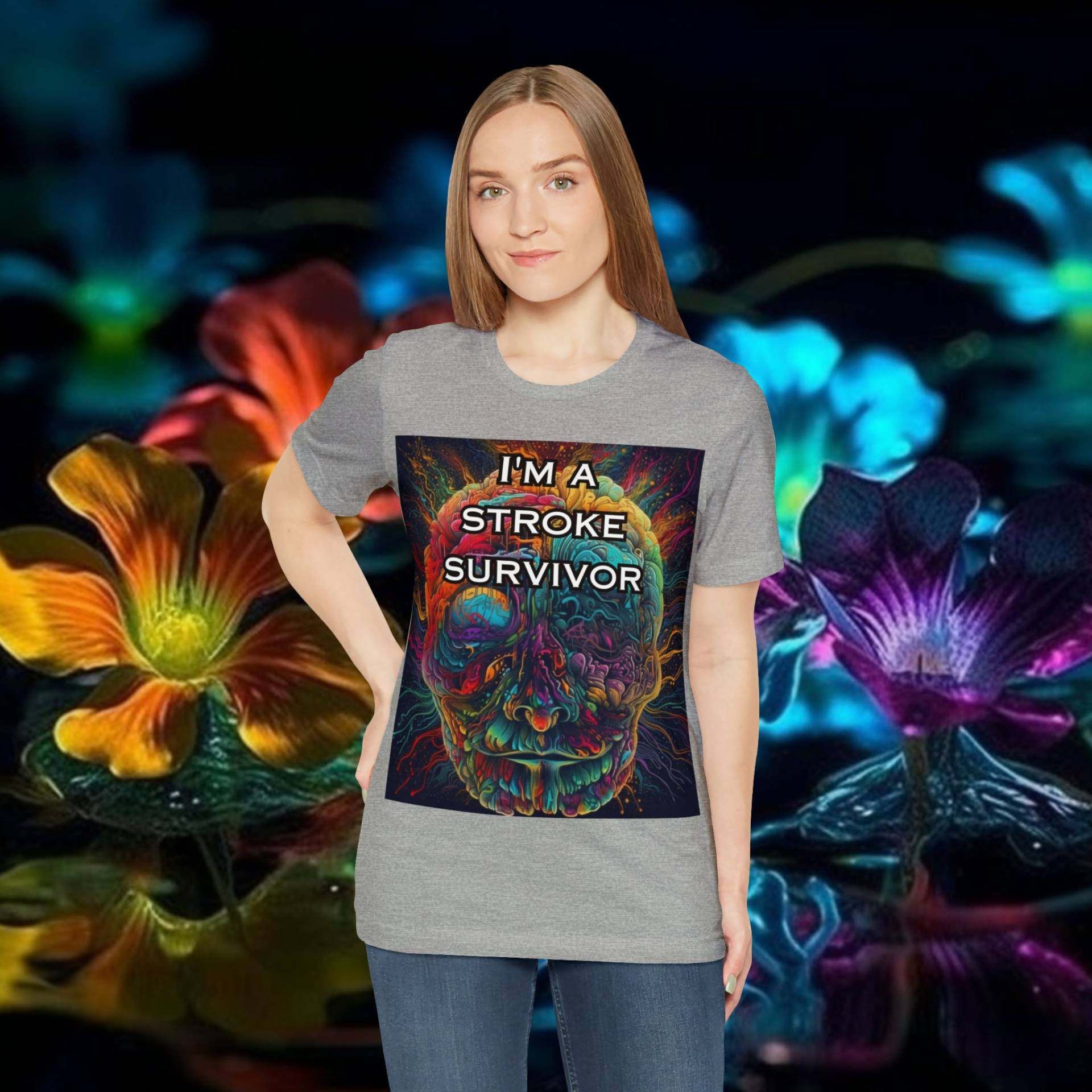 Stroke Survivor Triumph Over Widrigkeiten - Inspirieren, Stärken Und Schärfen Sie Das Bewusstsein Mit Diesem Auffälligen T-Shirt von LoveCarpeDiem