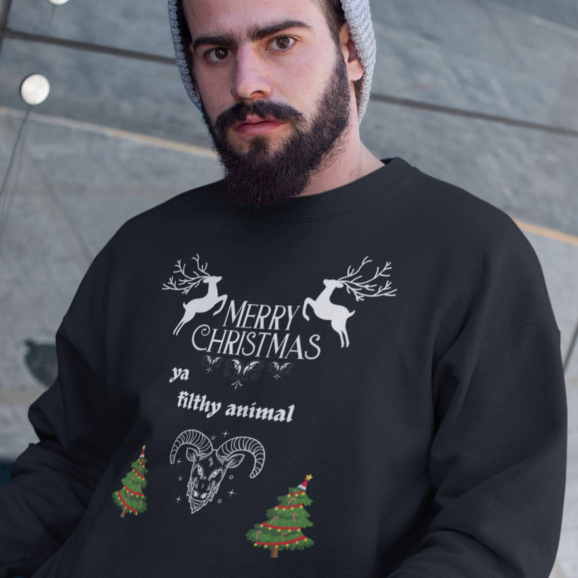 Ugly Christmas Pullover, Hässlicher Herren Damen Weihnachtspullover, Sweatshirt, Weihnachtspullover von LoveCarpeDiem