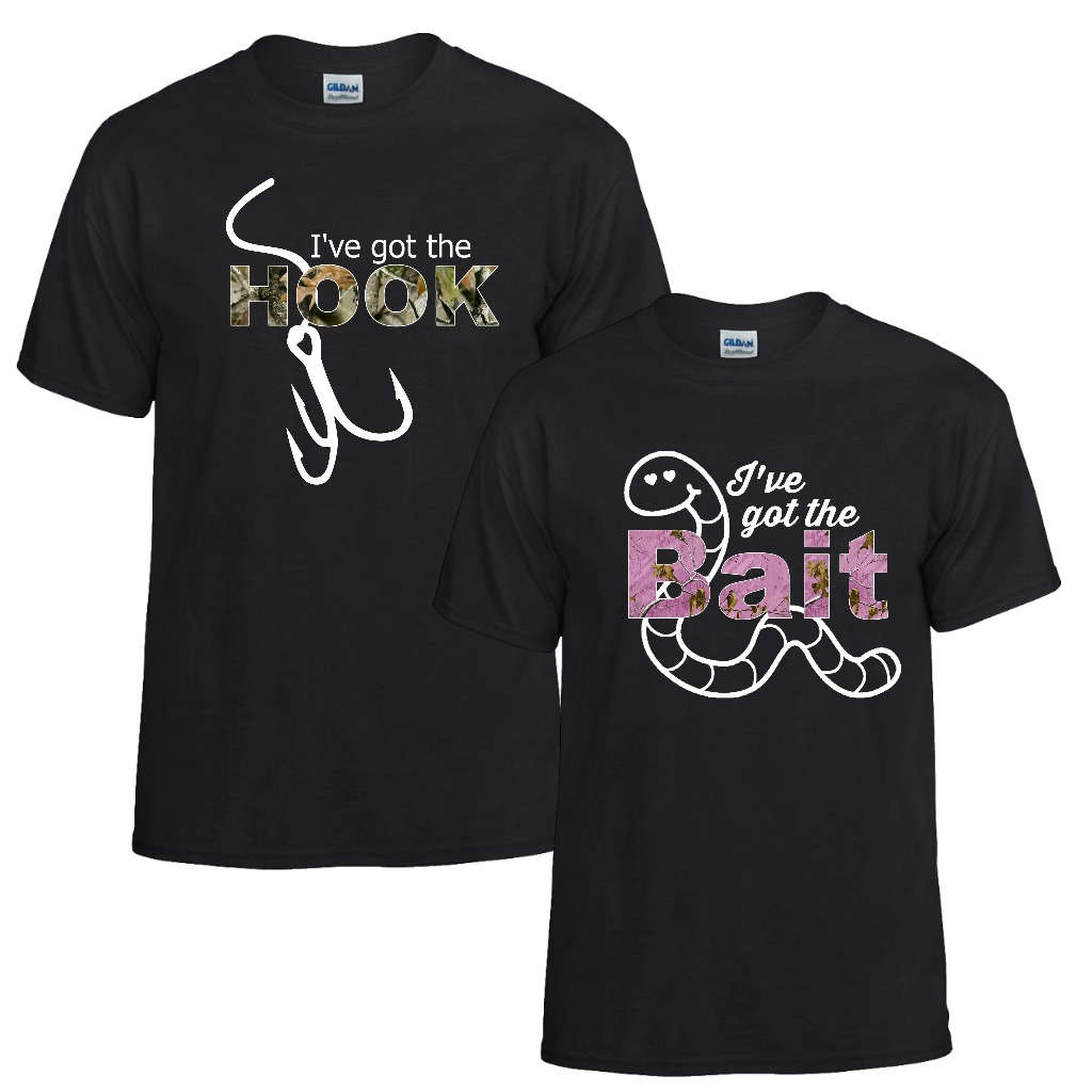 Haken Und Köder Paare Angeln Unisex T-Shirts Haken Und Köder Paare Angeln Unisex T-Shirts von LoveChirpGifts
