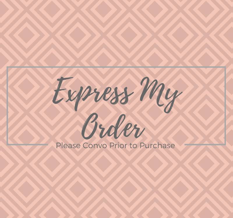 Express-Produktionszeit Oder Zusätzliche Kosten Für Hochzeitsaccessoires, Tutus, Tüllröcke Und Bemalte Jacken von LoveFromMimosa