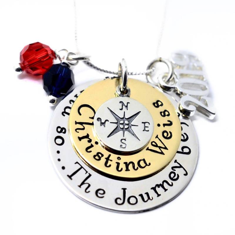 Abschlussgeschenk, Geschenk Für Tochter, Kompass Abschluss Halskette, Personalisierte College Grad, High School Klasse Von 2022 Abschlussgeschenk, Geschenk Für Tochter, Kompass Abschluss Halskette, Personalisierte College Grad, High School Klasse Von 2022 von LoveItPersonalized
