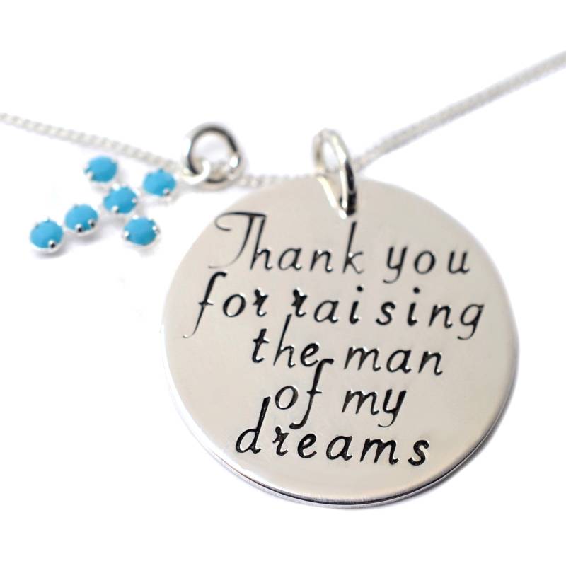 Danke, Dass Sie Den Mann/Die Frau Meiner Träume, Mutter Der Braut, Des Bräutigams, Schwiegermutter Hochzeit Halskette von LoveItPersonalized