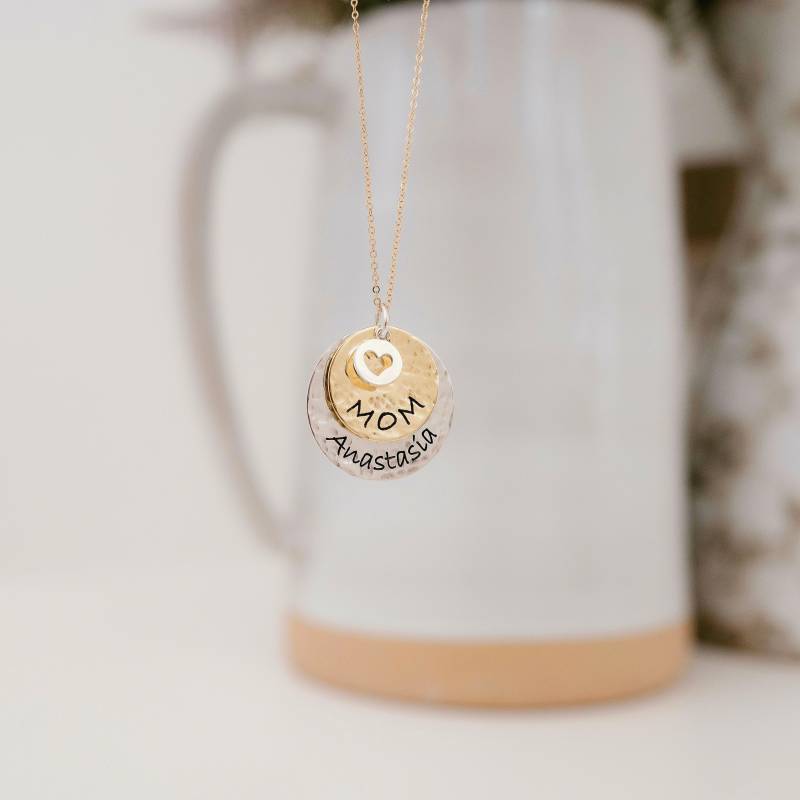 Personalisierte Mama Halskette, Weihnachtsgeschenk Für Mama, Nana Großmutter Halskette Von Kindern, Oma von LoveItPersonalized