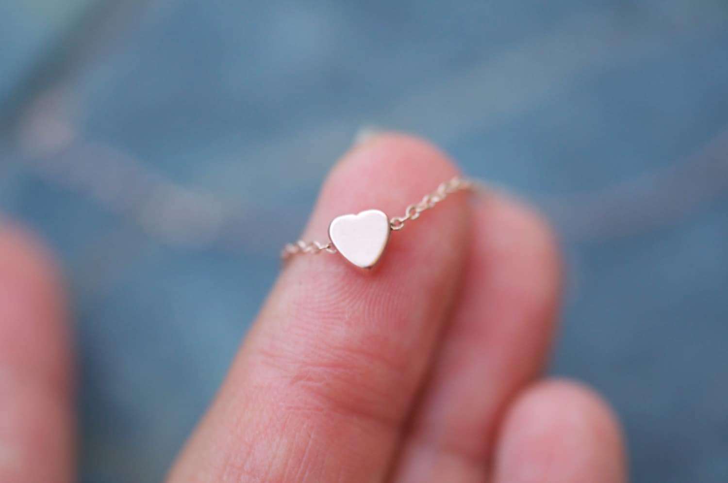 Roségold Herz Kette An Zarten Rosgold Kette Moderne, Alltags Kette, Kleine Zierliche Roségold Herz Kette An Zarten Rosgold Kette Moderne, Alltags Kette, Kleine Zierliche von LoveJewelryByJ
