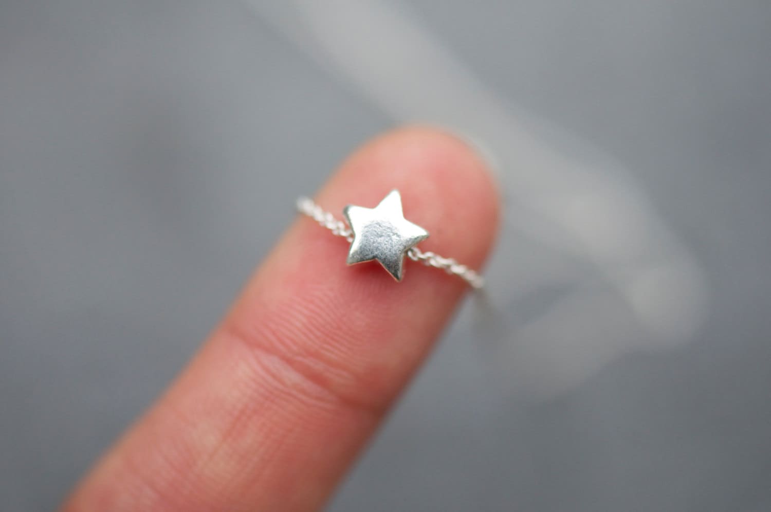 Sterling Silber Stern Halskette, Mini Halskette Sterling Silber Stern Halskette, Mini Halskette von LoveJewelryByJ