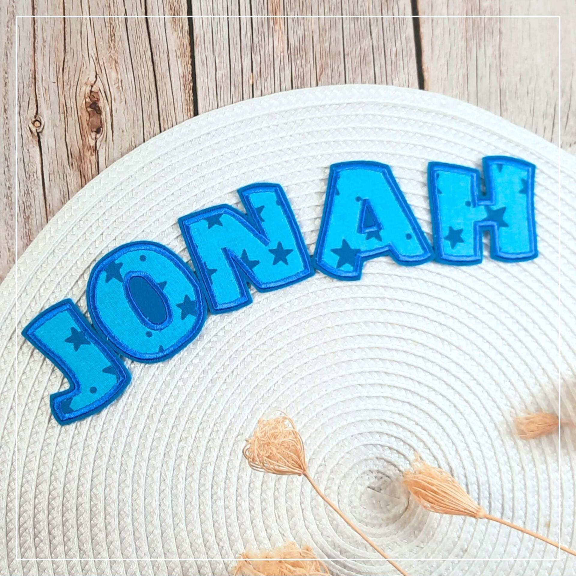 Ab 7, 10 Euro Buchstaben Zum Aufbügeln, 3Er+ Set Türkis von LoveLettersST