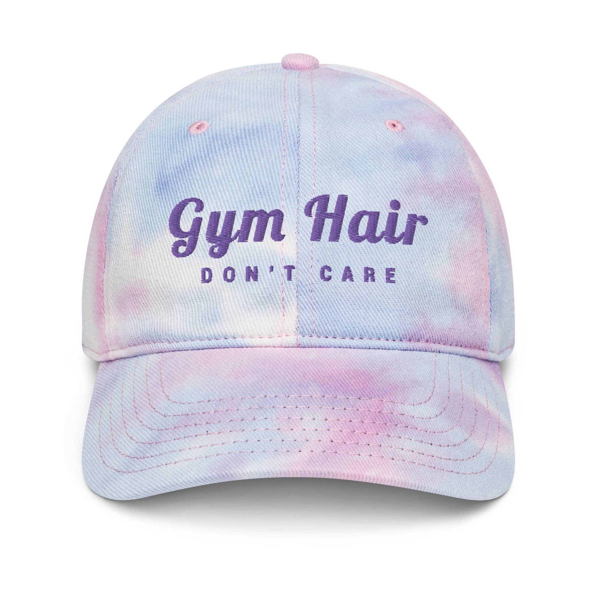 Gym Hair Don't Care Lustige Batik Mütze Für Frauen Verstellbare Baseballmützen Workout Niedliche Baseballmütze Fitness Geschenk von LoveMeLoveMyShirts