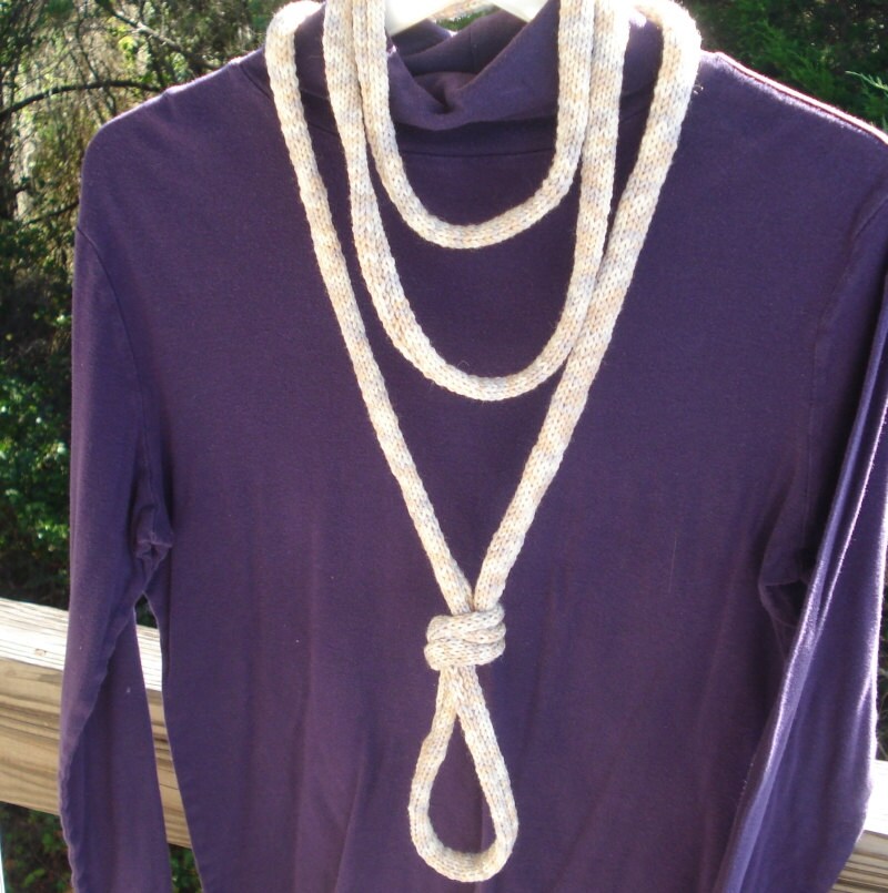 Garn Sie Halskette - Extra Lange Faser Textilschmuck Garn Sie Halskette - Extra Lange Faser Textilschmuck von LoveNYarn