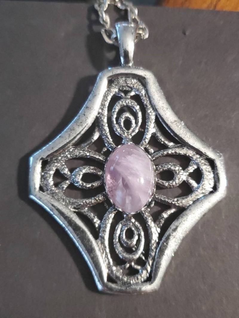 Amethyst Entmakelte Silberkette von LoveRocksLapidary
