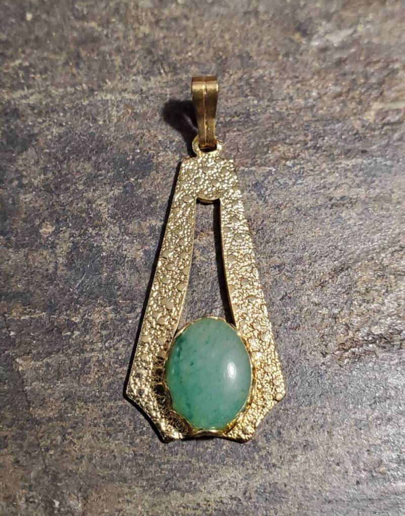 Grüne Gemsteinfabine in Pendant von LoveRocksLapidary