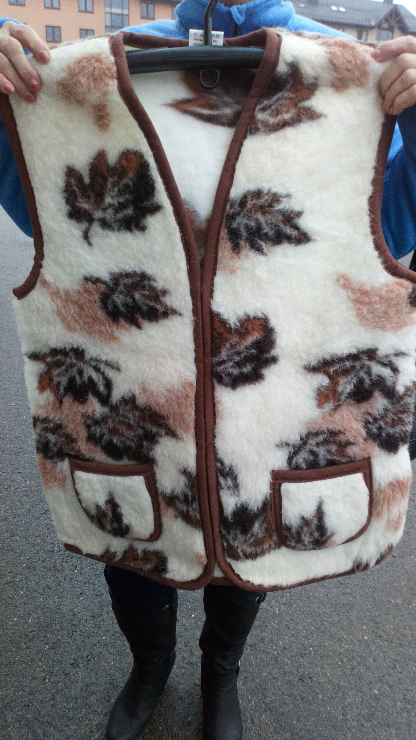 Handgestrickte 100% Lokale Schafwolle Damenweste Aus Polen Handgestrickte 100% Lokale Schafwolle Damenweste Aus Polen von LoveSheepPL