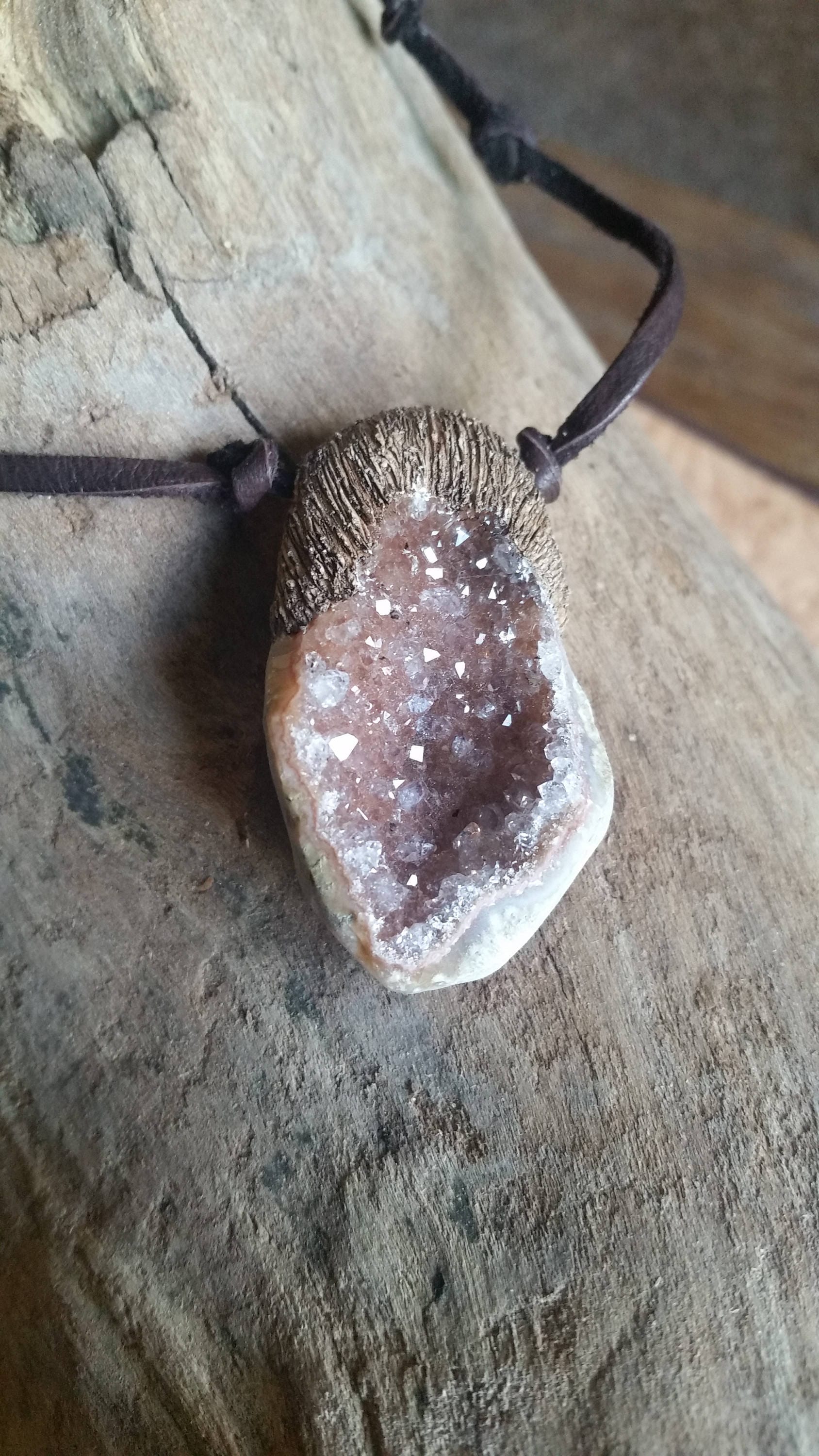 Druzy Achat Geode Cluster Druzy Achat Geode Cluster von LoveShineDesign