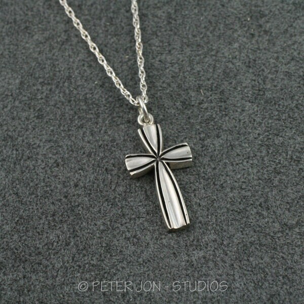 Jubilee Cross Halskette Aus Sterlingsilber, Christliches Kreuz Jubilee Cross Halskette Aus Sterlingsilber, Christliches Kreuz von LoveSoWide
