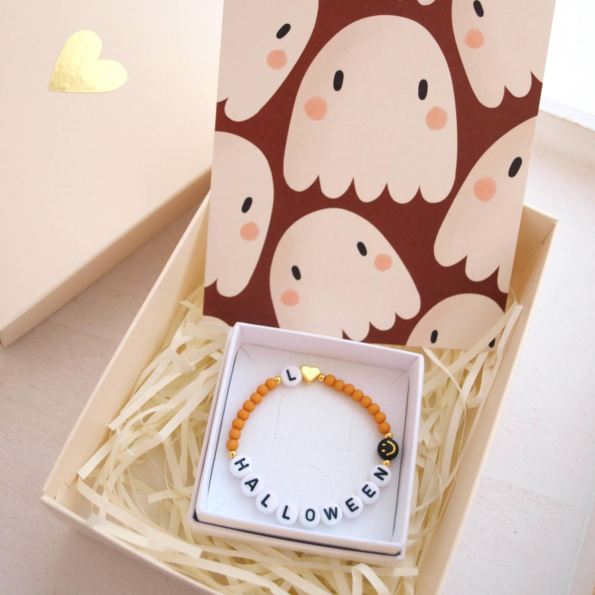 Kinderarmband Armband Halloween Geschenk Set Personalisiert Kind Perlenarmband Verkleindung Mitbringsel Mitgebsel Kostüm Kinderarmband Armband Halloween Geschenk Set Personalisiert Kind Perlenarmband Verkleindung Mitbringsel Mitgebsel Kostüm von LoveStatementNet