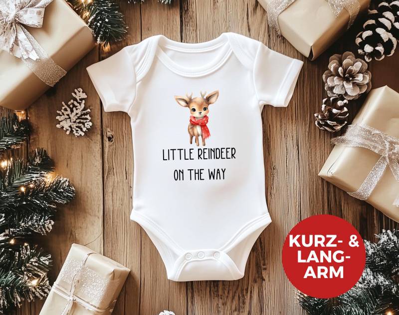 Christmas Pregnancy Reveal, Announcement Baby Body, Reveal Bodysuit, Pregnancy To Husband, Coming Soon Body von LoveSuDesignShop