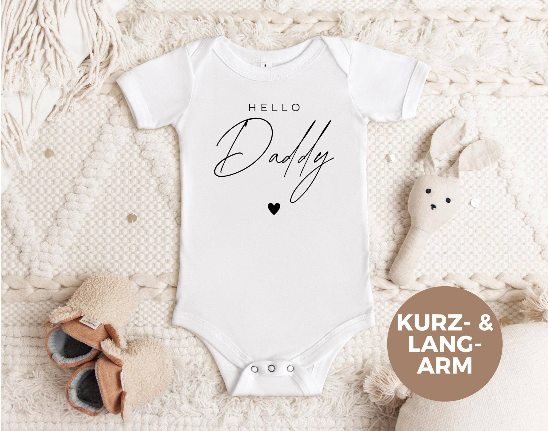 Custom Pregnancy Reveal Baby Body, Announcement Bodysuit, To Husband von LoveSuDesignShop