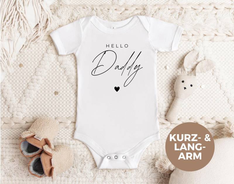 Custom Pregnancy Reveal Baby Body, Announcement Bodysuit, To Husband von LoveSuDesignShop