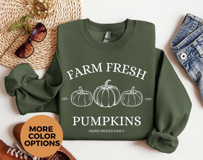 Cute Pumpkin Sweater, Cozy Fall Autumn Fashion, Thanksgiving Halloween Herbst Pulli von LoveSuDesignShop