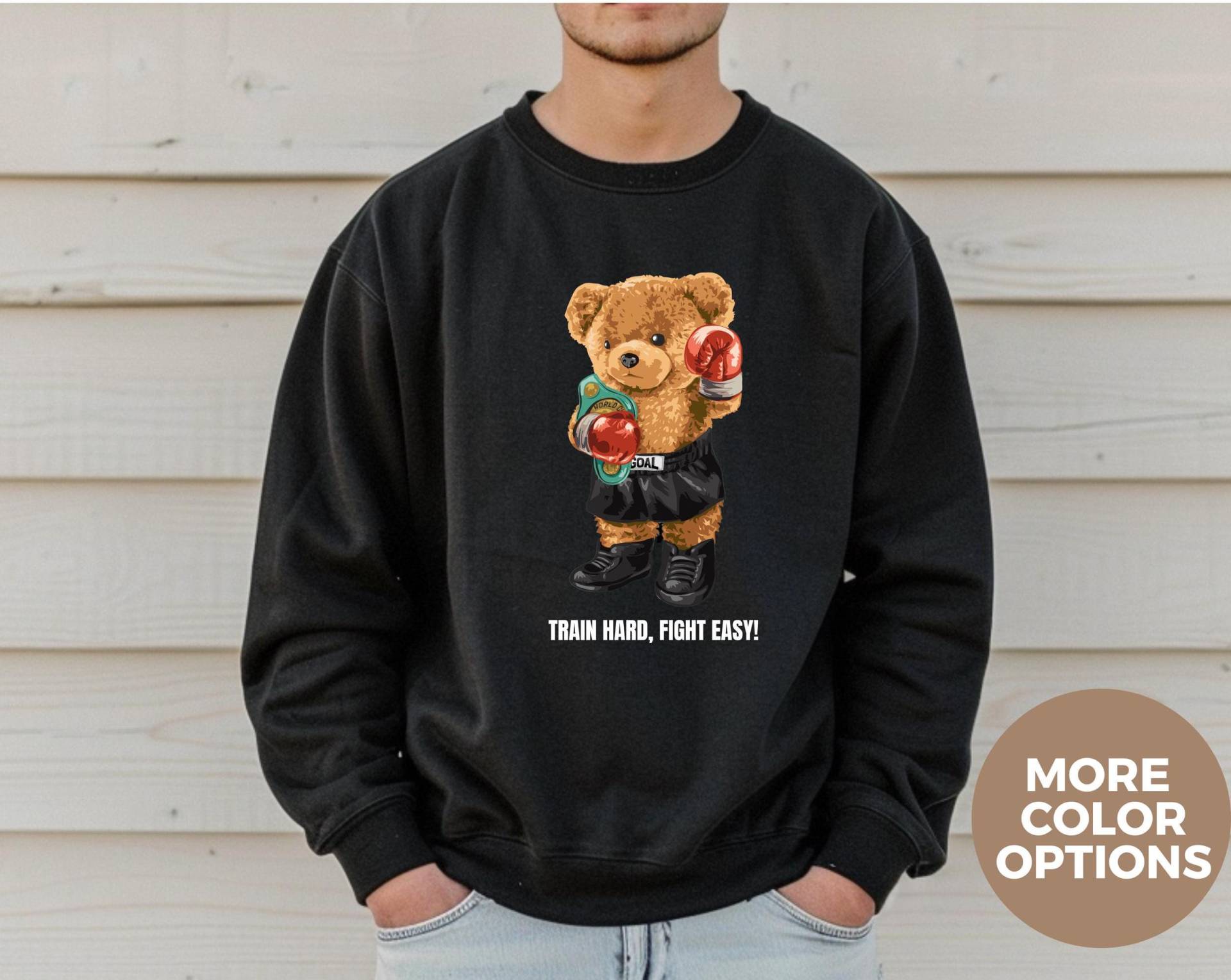 Funny Boxing Sweater, Bear, Teddy Bear Sweatshirt, Boxer Kickboxing Fans Gift, Mma Gym Clothing Funny Boxing Sweater, Bear, Teddy Bear Sweatshirt, Boxer Kickboxing Fans Gift, Mma Gym Clothing von LoveSuDesignShop