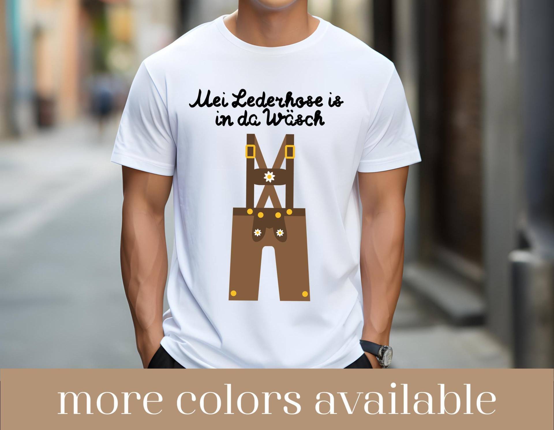 Funny Oktoberfest Shirt, Wiesn Trachten Lederhose Alternative, Outfit, Mei Is in Da Wäsch Shirt von LoveSuDesignShop