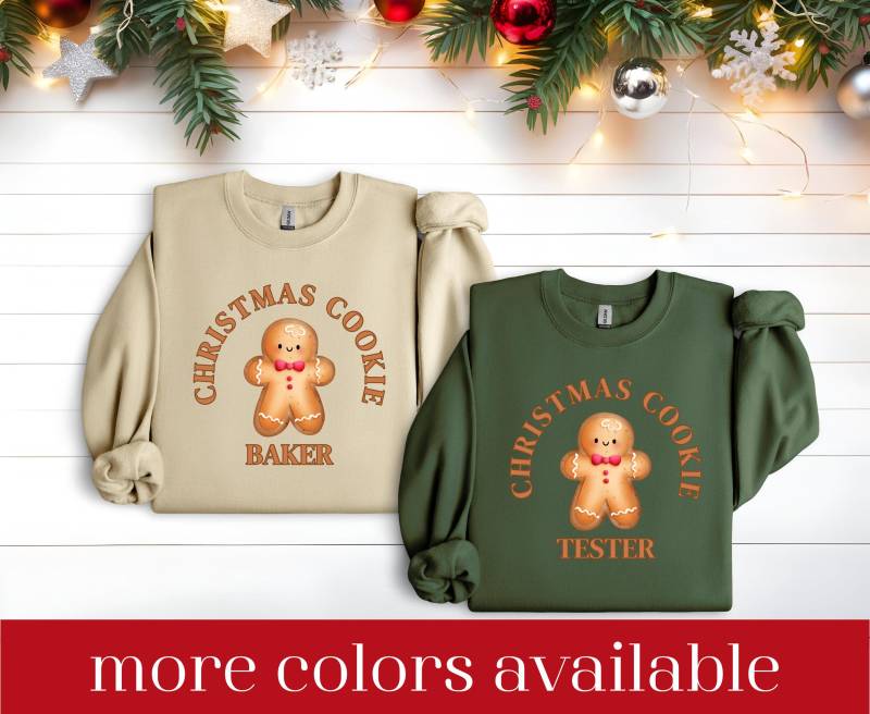 Matching Christmas Sweater, Couple Outfit, Sweats, Xmas His & Hers Sweats von LoveSuDesignShop