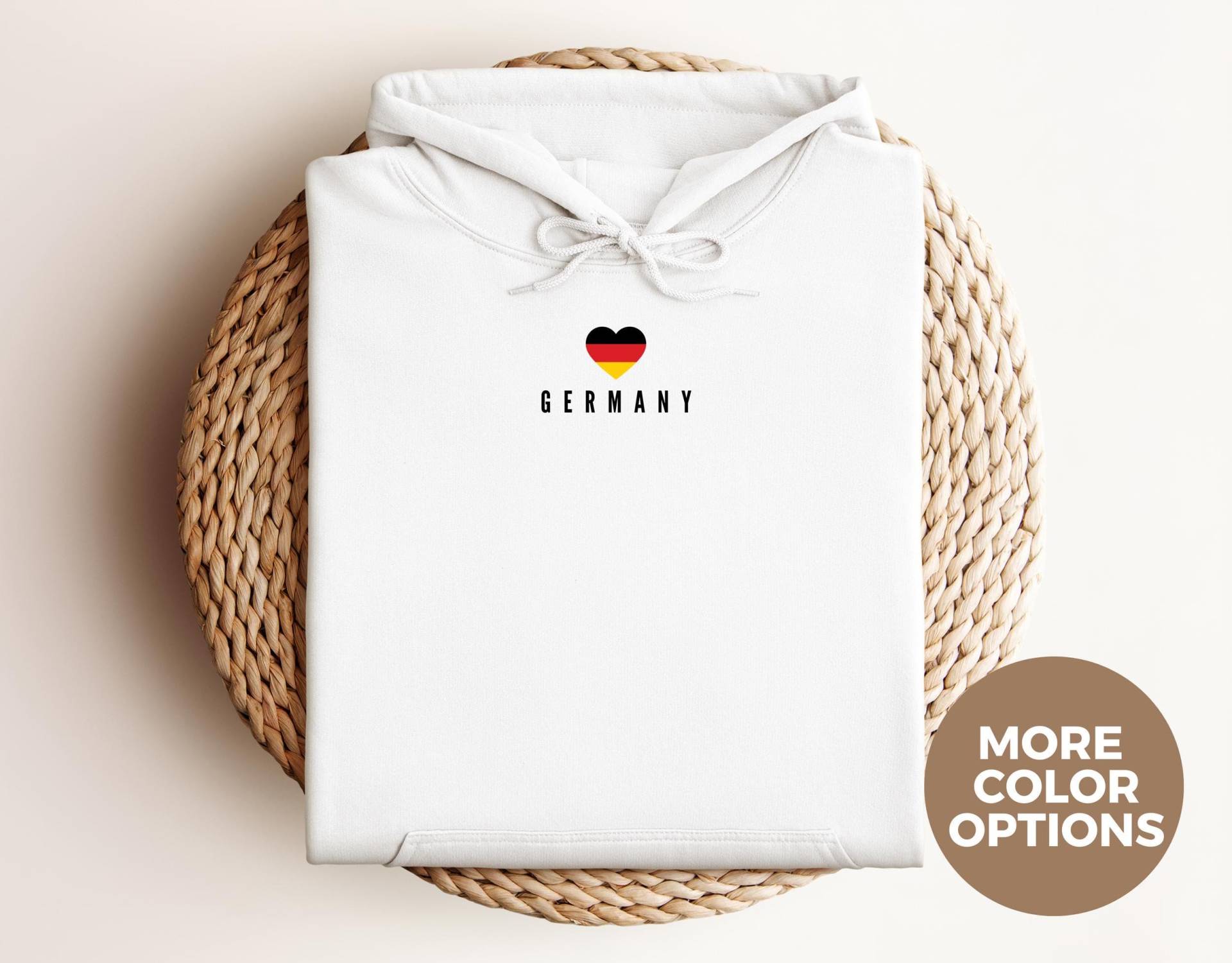 Minimalist Germany Hoodie, German Flag Sweater, Travel Lover Berlin Hoodie von LoveSuDesignShop