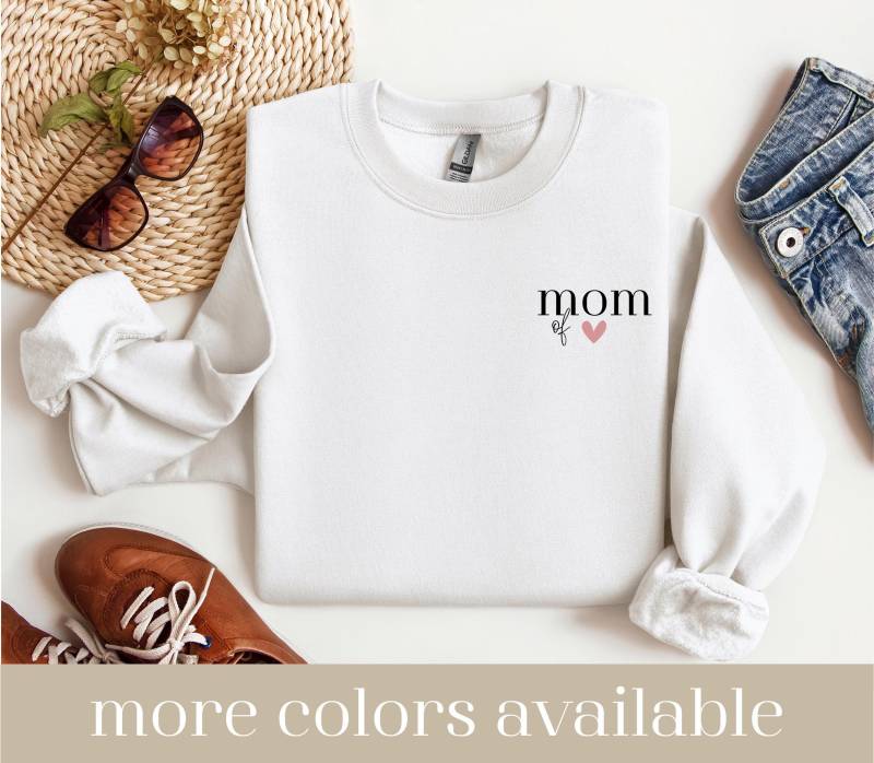 Mom Of One Sweater, Custom Sweatshirt, Birth Gift, Personalized To Be Two Sweater, Mom Three, Minimalist Mama Sweater von LoveSuDesignShop