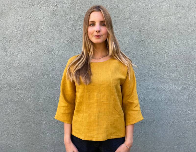 Lucy Leinenshirt - Gelb von LoveToLoveYou