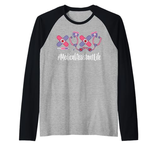 Medical Assistant Valentinstag Frauen Herz Stethoskop Raglan Medical Assistant Valentinstag Frauen Herz Stethoskop Raglan von LoveWear.